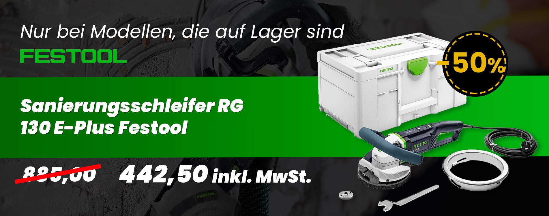 Sanierungsschleifer RG 130 E-Plus Festool